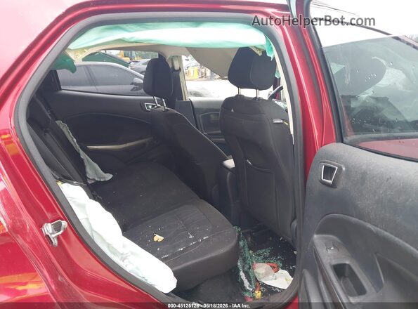 MAJ3S2GE5KC257988 2019 FORD ECOSPORT Burgundy Вид наклейки з VIN-кодом