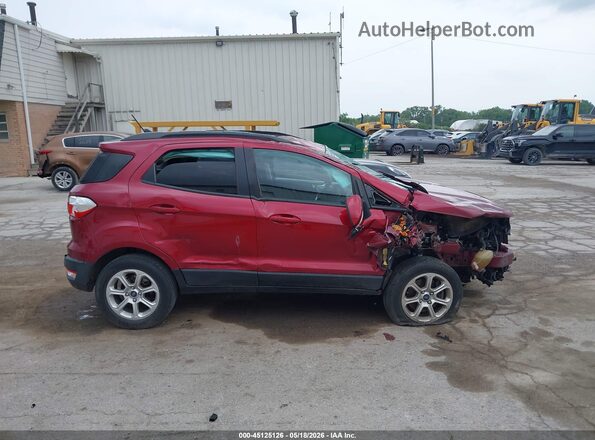MAJ3S2GE5KC257988 2019 FORD ECOSPORT Burgundy Вид задньої частини салону