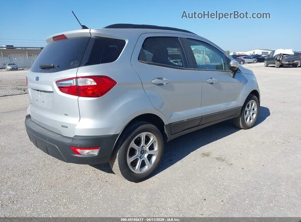 MAJ3S2GE5KC273446 2019 FORD ECOSPORT Silver 