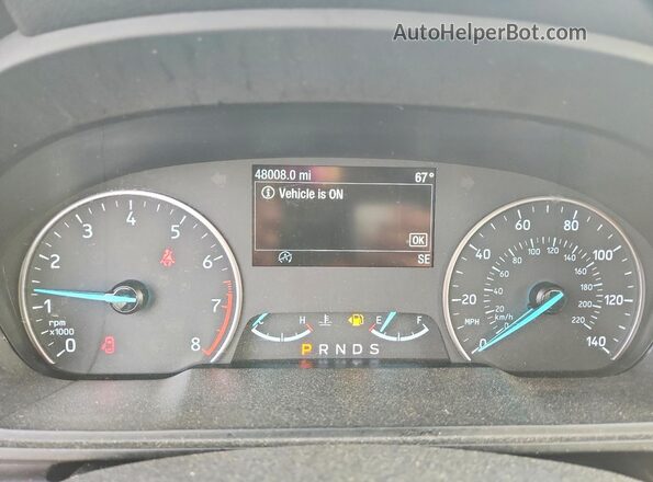 MAJ3S2GE5MC395341 2021 FORD ECOSPORT Черный Вид щитка приборов