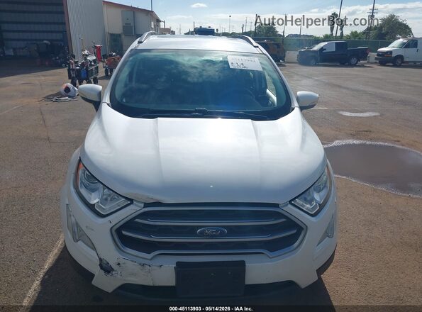 MAJ3S2GE8KC274235 2019 FORD ECOSPORT White Դիմացի տեսք