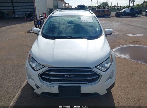MAJ3S2GE8KC274235 2019 FORD ECOSPORT White Սարքավորումների վահանակի տեսք