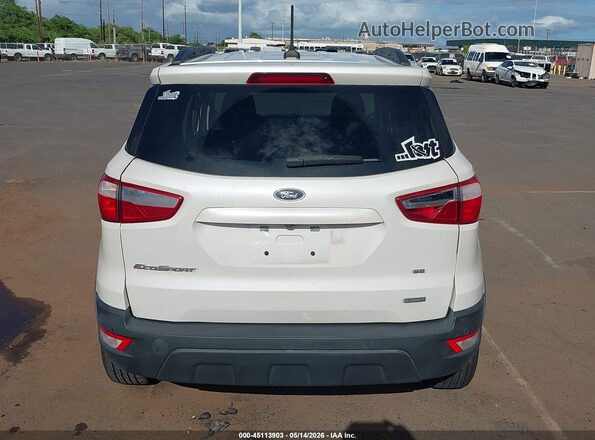 MAJ3S2GE8KC274235 2019 FORD ECOSPORT White 