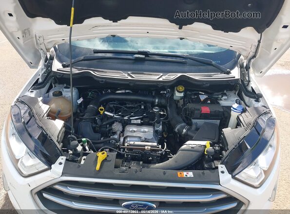 MAJ3S2GE8KC274235 2019 FORD ECOSPORT White Հետևի տեսք