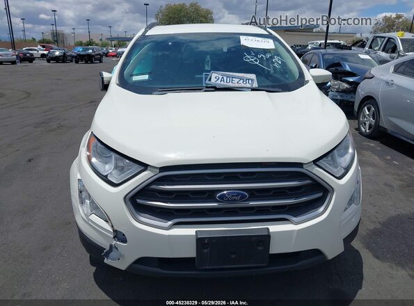 MAJ3S2GE8MC444094 2021 FORD ECOSPORT Белый Вид щитка приборов