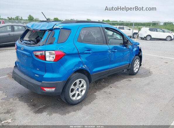 MAJ3S2GE9LC319703 2020 FORD ECOSPORT Blue უკანა მარჯვენა