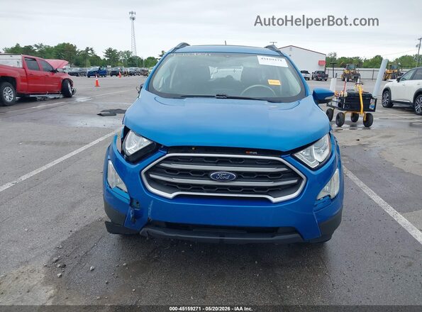 MAJ3S2GE9LC319703 2020 FORD ECOSPORT Blue ხელსაწყოთა პანელის ხედი