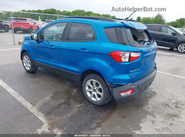 MAJ3S2GE9LC319703 2020 FORD ECOSPORT Blue უკანა მარცხენა