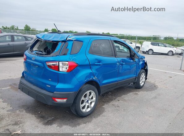 MAJ3S2GE9LC319703 2020 FORD ECOSPORT Blue წინა ხედი