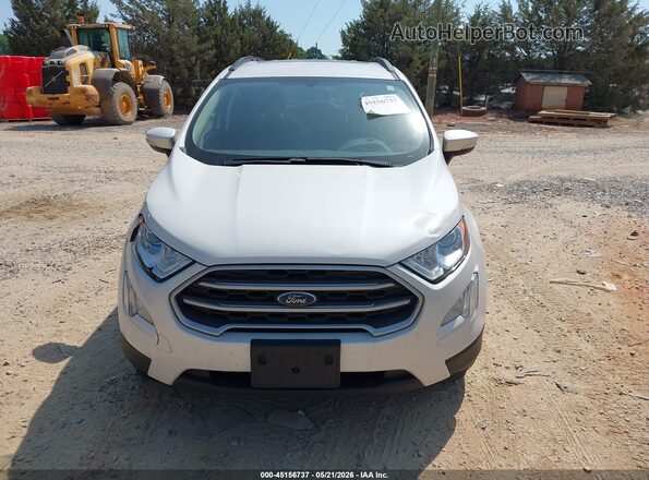 MAJ3S2GE9MC439759 2021 FORD ECOSPORT White Вид щитка приладів