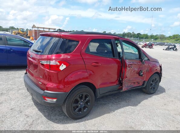 MAJ3S2GEXKC258554 2019 FORD ECOSPORT Красный Задняя правая четверть
