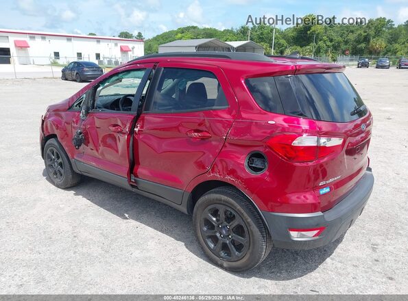 MAJ3S2GEXKC258554 2019 FORD ECOSPORT Красный Задняя левая четверть