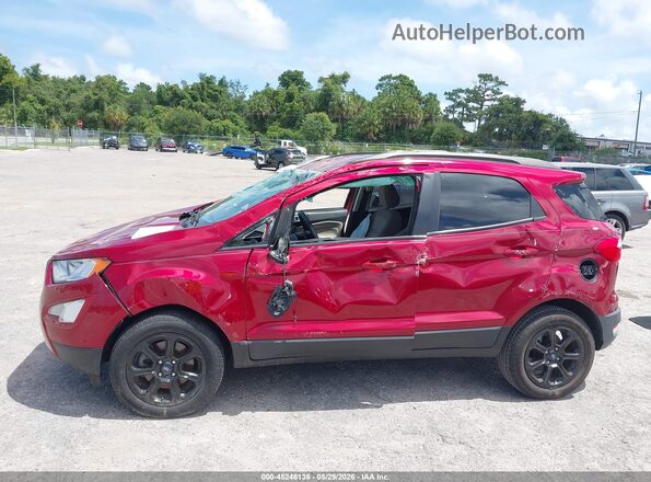 MAJ3S2GEXKC258554 2019 FORD ECOSPORT Красный Вид задней части салона