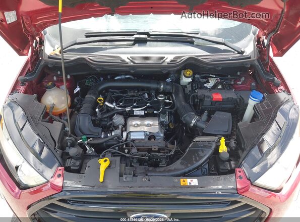 MAJ3S2GEXKC258554 2019 FORD ECOSPORT Красный Вид сзади
