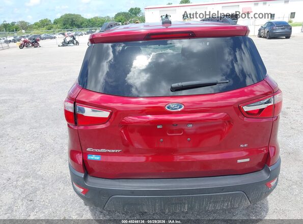 MAJ3S2GEXKC258554 2019 FORD ECOSPORT Красный 