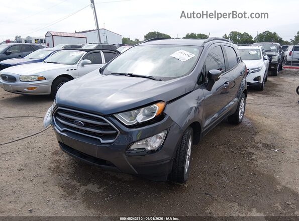 MAJ3S2GEXKC301984 2019 FORD ECOSPORT Gray Առջևի ձախ երեք քառորդ տեսարան