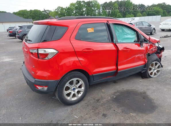 MAJ3S2GEXLC388044 2020 FORD ECOSPORT Red Tył prawy