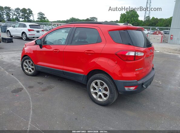 MAJ3S2GEXLC388044 2020 FORD ECOSPORT Red Tył lewy