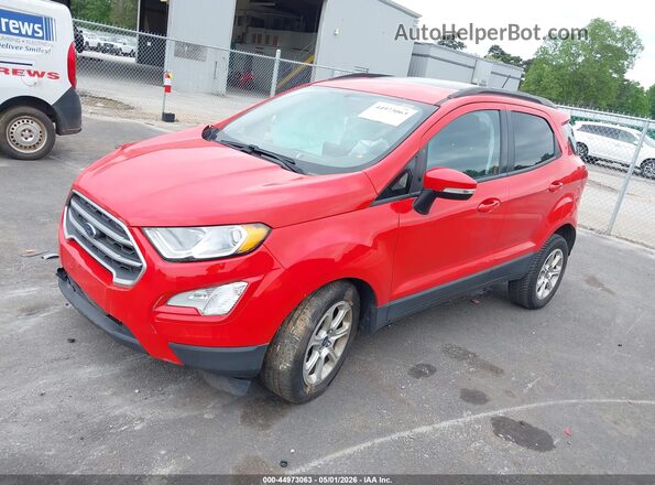 MAJ3S2GEXLC388044 2020 FORD ECOSPORT Red Przód lewy