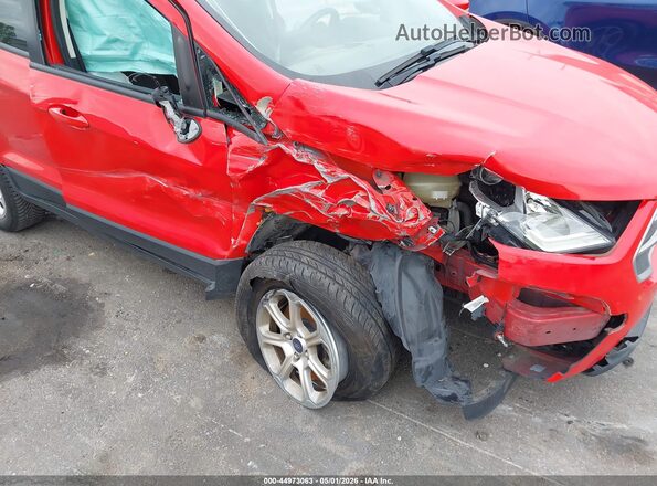 MAJ3S2GEXLC388044 2020 FORD ECOSPORT Red Widok z przodu