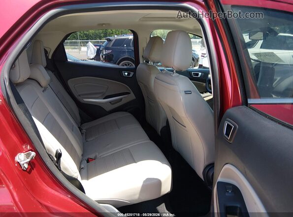 MAJ3S2KE8KC309721 2019 FORD ECOSPORT Красный 