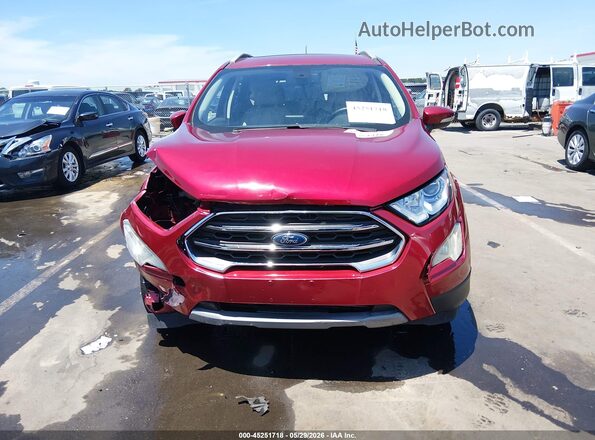 MAJ3S2KE8KC309721 2019 FORD ECOSPORT Красный 