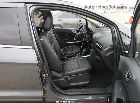 MAJ3S2KEXKC274549 2019 FORD ECOSPORT Gray Vista interior delantera
