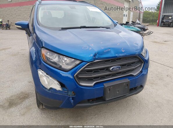 MAJ6P1CL3JC205402 2018 FORD ECOSPORT Blue Vista frontal