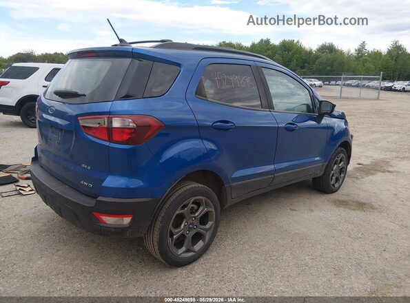 MAJ6P1CL3JC205402 2018 FORD ECOSPORT Blue Trasero derecho