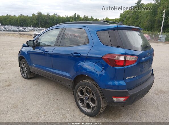 MAJ6P1CL3JC205402 2018 FORD ECOSPORT Blue Trasero izquierdo
