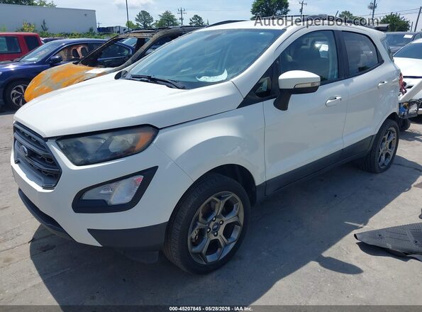 MAJ6P1CL9JC248884 2018 FORD ECOSPORT White წინა მარცხენა ხედი სამი მეოთხედიდან