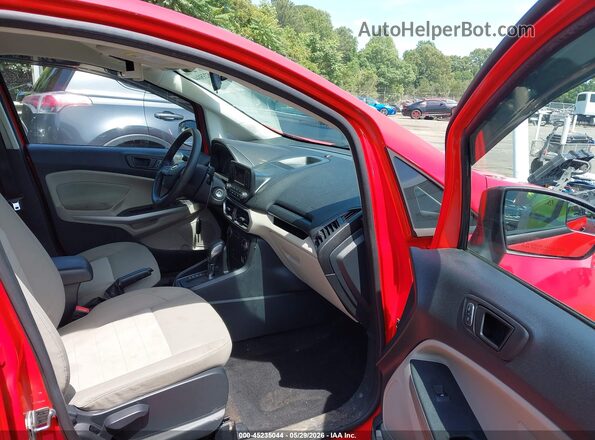 MAJ6P1SL4JC200050 2018 FORD ECOSPORT Red Սալոնի դիմացի տեսք