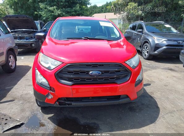 MAJ6P1SL4JC200050 2018 FORD ECOSPORT Red Սարքավորումների վահանակի տեսք