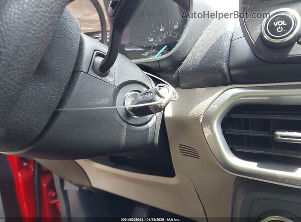MAJ6P1SL4JC200050 2018 FORD ECOSPORT Red Առջևի վահանակի տեսք
