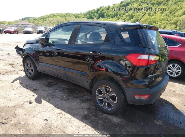MAJ6P1SLXJC225342 2018 FORD ECOSPORT Black Trasero izquierdo