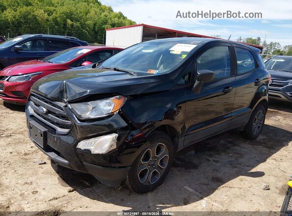 MAJ6P1SLXJC225342 2018 FORD ECOSPORT Black Vista tres cuartos delantera izquierda