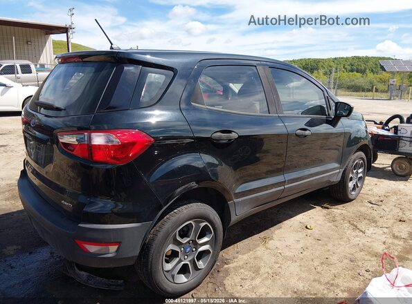MAJ6P1SLXJC225342 2018 FORD ECOSPORT Black Trasero derecho