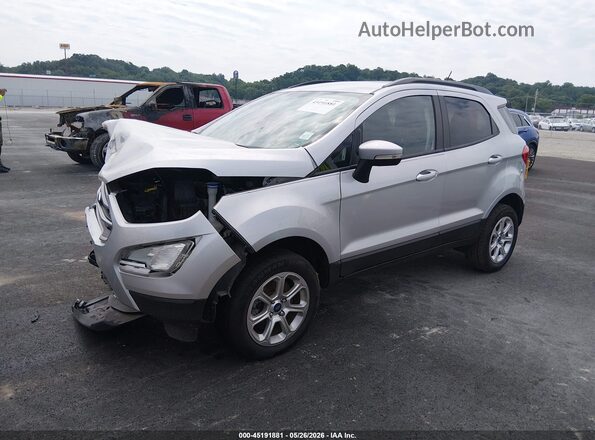 MAJ6P1UL0JC213732 2018 FORD ECOSPORT Серебряный Передняя левая четверть