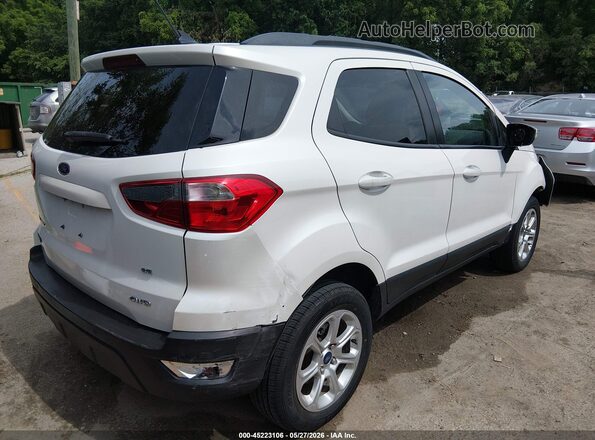 MAJ6P1UL4JC207125 2018 FORD ECOSPORT White უკანა მარჯვენა
