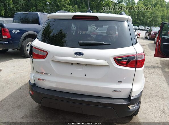 MAJ6P1UL4JC207125 2018 FORD ECOSPORT White 