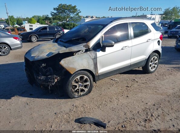 MAJ6P1UL5JC240831 2018 FORD ECOSPORT Silver წინა მარცხენა ხედი სამი მეოთხედიდან