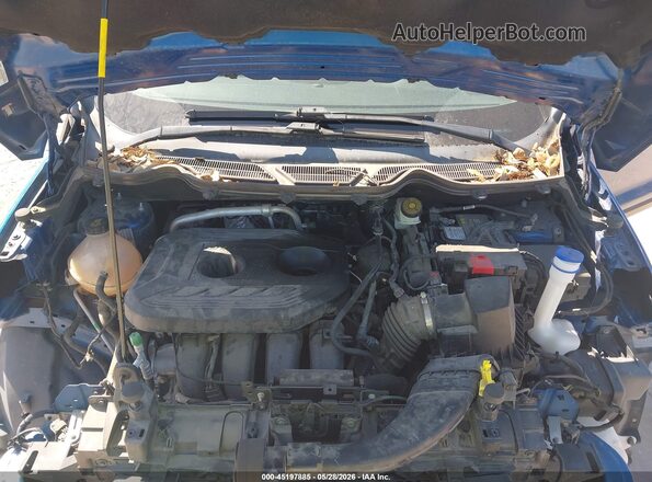 MAJ6P1UL7JC163430 2018 FORD ECOSPORT Blue Widok z tyłu
