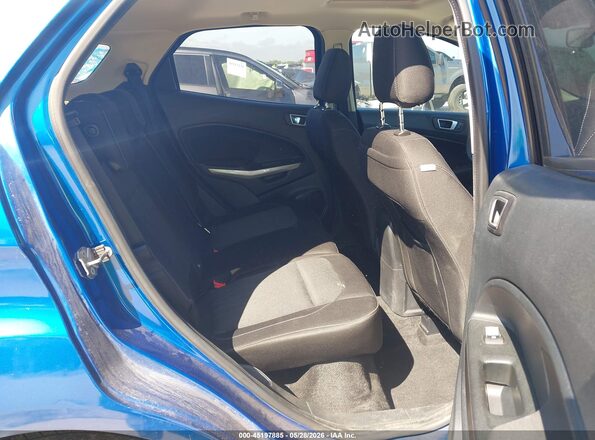 MAJ6P1UL7JC163430 2018 FORD ECOSPORT Blue Widok naklejki z numerem VIN