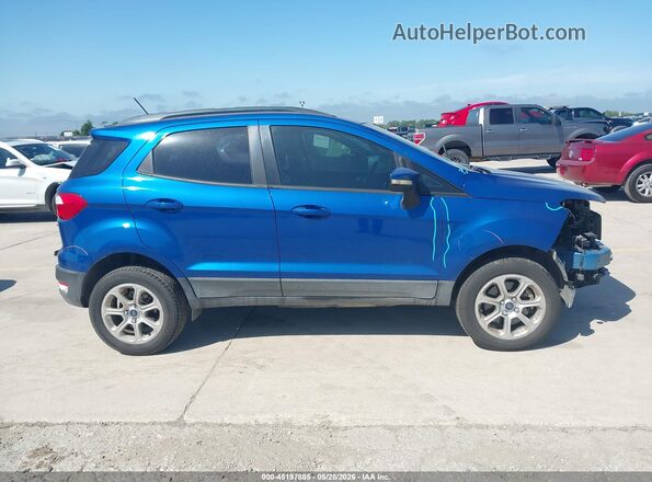 MAJ6P1UL7JC163430 2018 FORD ECOSPORT Blue Widok wnętrza 360 stopni