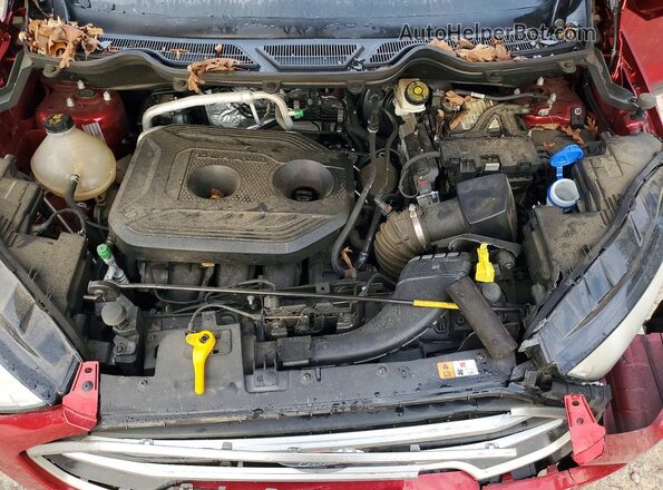 MAJ6P1UL8JC231153 2018 FORD ECOSPORT Burgundy 