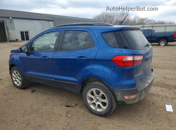 MAJ6P1ULXJC173675 2018 FORD ECOSPORT Blue Задня ліва чверть