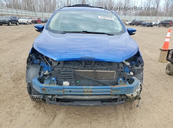 MAJ6P1ULXJC173675 2018 FORD ECOSPORT Blue Вид спереду