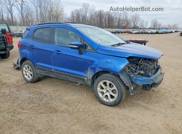 MAJ6P1ULXJC173675 2018 FORD ECOSPORT Blue Передня права чверть