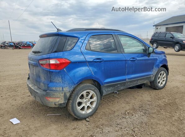 MAJ6P1ULXJC173675 2018 FORD ECOSPORT Blue Задня права чверть
