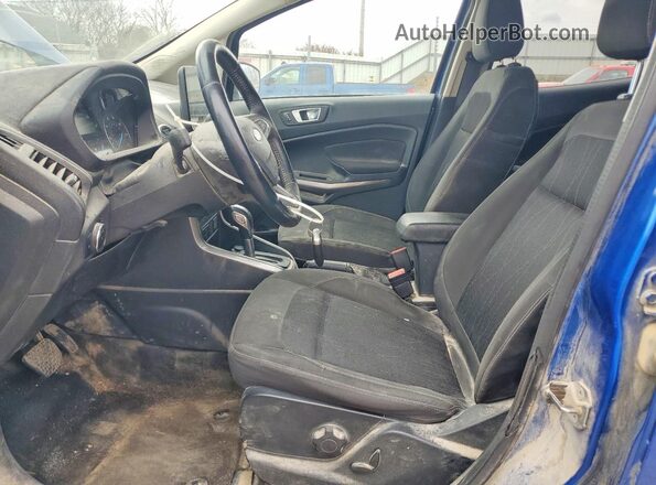 MAJ6P1ULXJC173675 2018 FORD ECOSPORT Blue Вид салону спереду